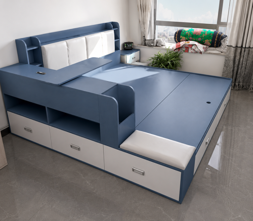 Giường Ngủ Đa Năng Tích Hợp Kệ Sách Và Bàn Học ZM-11008 photo review