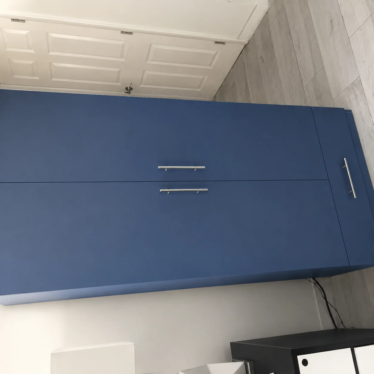 Tủ Quần Áo 2 Cánh Màu Xanh Có Ngăn Kéo ZM-10010
