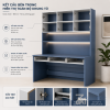 Bàn Học Và Giá Sách Màu Xanh Blue Đơn Giản ZM-70008 - ảnh chi tiết 5