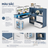 Bàn Học Và Làm Việc Chữ L Có Tủ Lưu Trữ Zm-70009 - ảnh chi tiết 4