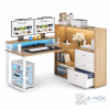 Bàn Học Và Làm Việc Chữ L Có Tủ Lưu Trữ Zm-70009 - ảnh chi tiết 6