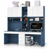 Bàn Học Và Làm Việc Đôi Liền Giá Sách Màu Xanh ZM-70012 - ảnh chi tiết 6