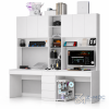 Bàn Học Và Làm Việc Đôi Liền Giá Sách Màu Xanh ZM-70012 - ảnh chi tiết 7
