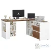 Bàn Làm Việc Chữ L Có Tủ Hồ Sơ Tiện Lợi ZM-70017 - ảnh chi tiết 6