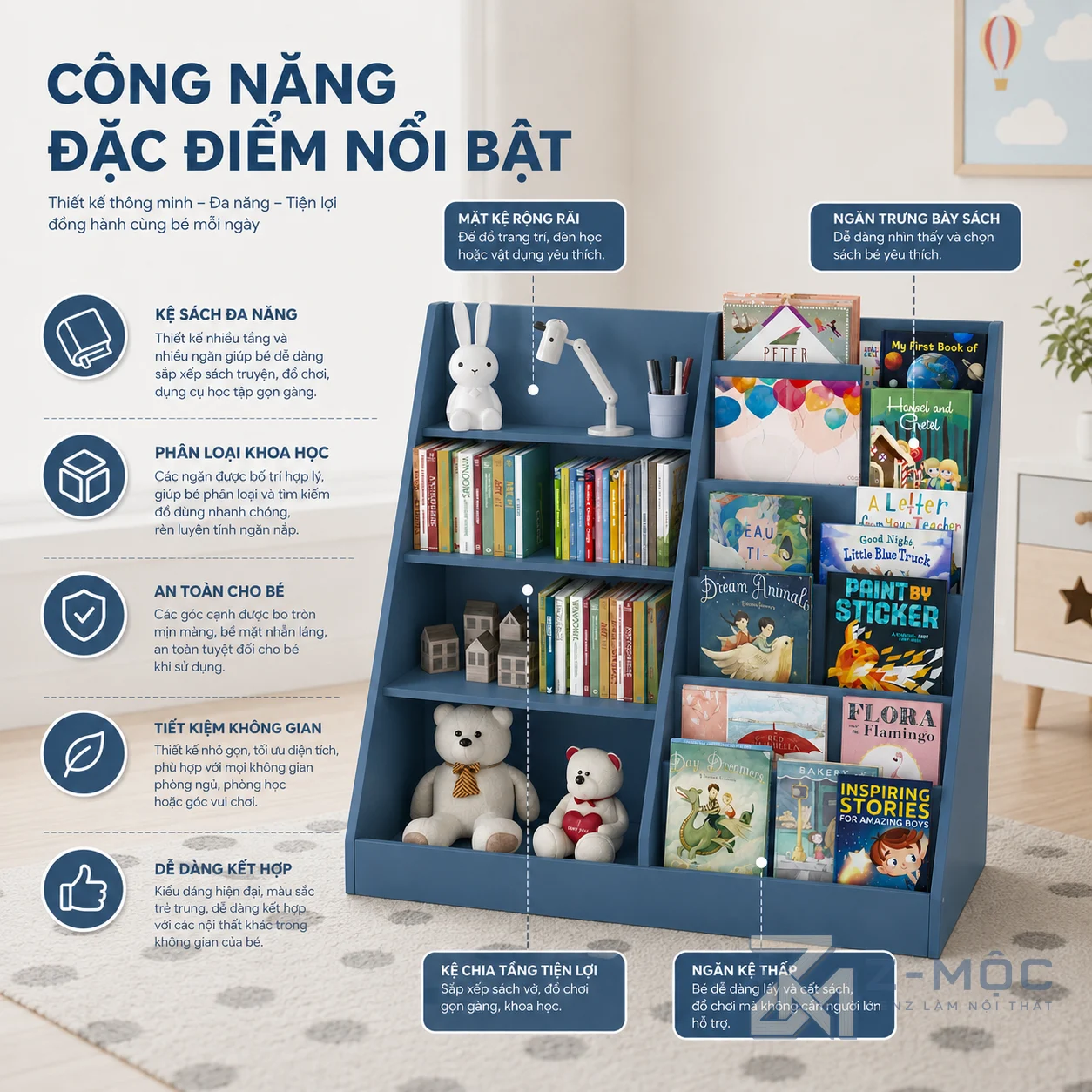 Chất liệu bền đẹp, phù hợp sử dụng lâu dài