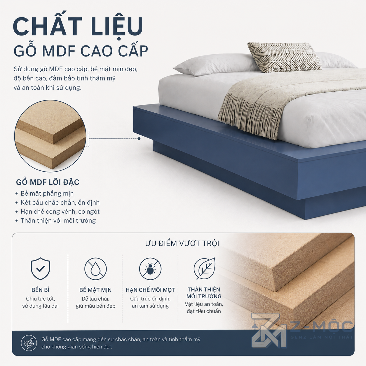 Chất liệu chắc chắn, sử dụng bền lâu