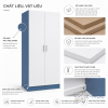 Chất liệu gỗ công nghiệp bền đẹp, bề mặt dễ vệ sinh