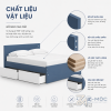 Chất liệu gỗ công nghiệp bền đẹp, dễ vệ sinh