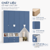 Chất liệu gỗ MDF, bền đẹp theo thời gian