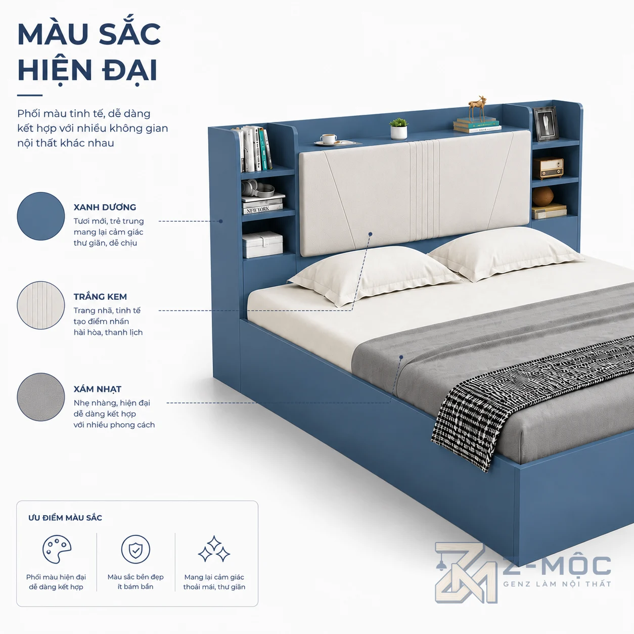 Dễ kết hợp cùng nhiều phong cách nội thất