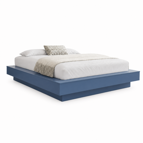 Giường Ngủ Bệt Không Đầu Giường Màu Xanh Tối Giản ZM-11011 - 1800x2000mm - ZM-11011.2