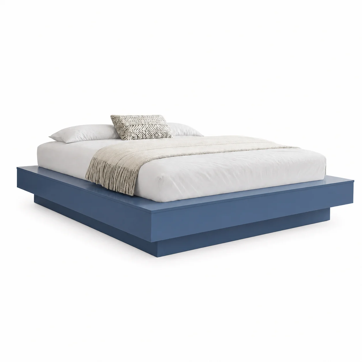 Giường Ngủ Bệt Không Đầu Giường Màu Xanh Tối Giản ZM-11011 - 1800x2000mm - ZM-11011.2