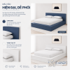 Giường Ngủ Bệt Màu Xanh Tối Giản Cho Phòng Ngủ Gọn Gàng ZM-11007 - ảnh chi tiết 4
