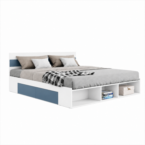Giường Ngủ Có Kệ Cuối Giường Đa Năng ZM-11010 - 1800x2000mm - ZM-11010.2