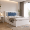Giường Ngủ Có Kệ Đầu Giường Phối Trắng Xanh Hiện Đại ZM-11017 - ảnh chi tiết 6