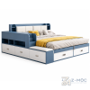 Giường Ngủ Đa Năng Tích Hợp Kệ Sách Và Bàn Học ZM-11008 - 1600x2000mm + Kệ sách - ZM-11008.2