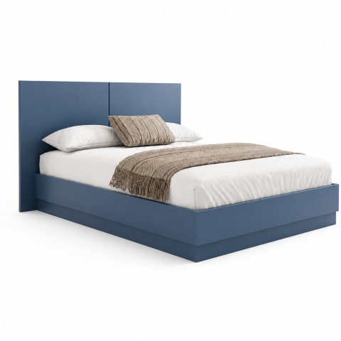 Giường Ngủ Gỗ Màu Xanh Hiện Đại Phong Cách Tối Giản ZM-11006 - 1800x2000mm - ZM-11006.2