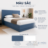 Giường Ngủ Gỗ Màu Xanh Hiện Đại Phong Cách Tối Giản ZM-11006 - ảnh chi tiết 4