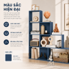 Kệ Sách Bậc Thang Màu Xanh Dương Nhiều Ngăn Tiện Dụng ZM-71007 - ảnh chi tiết 5