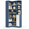 Kệ Sách Trang Trí Đa Năng Màu Xanh Hiện Đại ZM-71002 - 850x850x1900mm - ZM-71002.2
