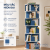 Kệ Sách Xoay 360 Độ Màu Xanh Hiện Đại Nhiều Tầng ZM-71006 - ảnh chi tiết 4