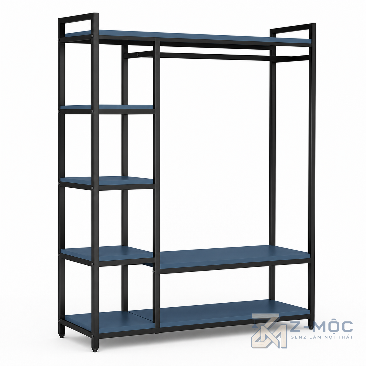 Kệ Treo Quần Áo Khung Sắt Có Kệ Để Đồ Đa Năng ZM-10016 - ảnh chi tiết 5