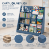 Kết hợp lưu trữ sách và đồ chơi tiện lợi