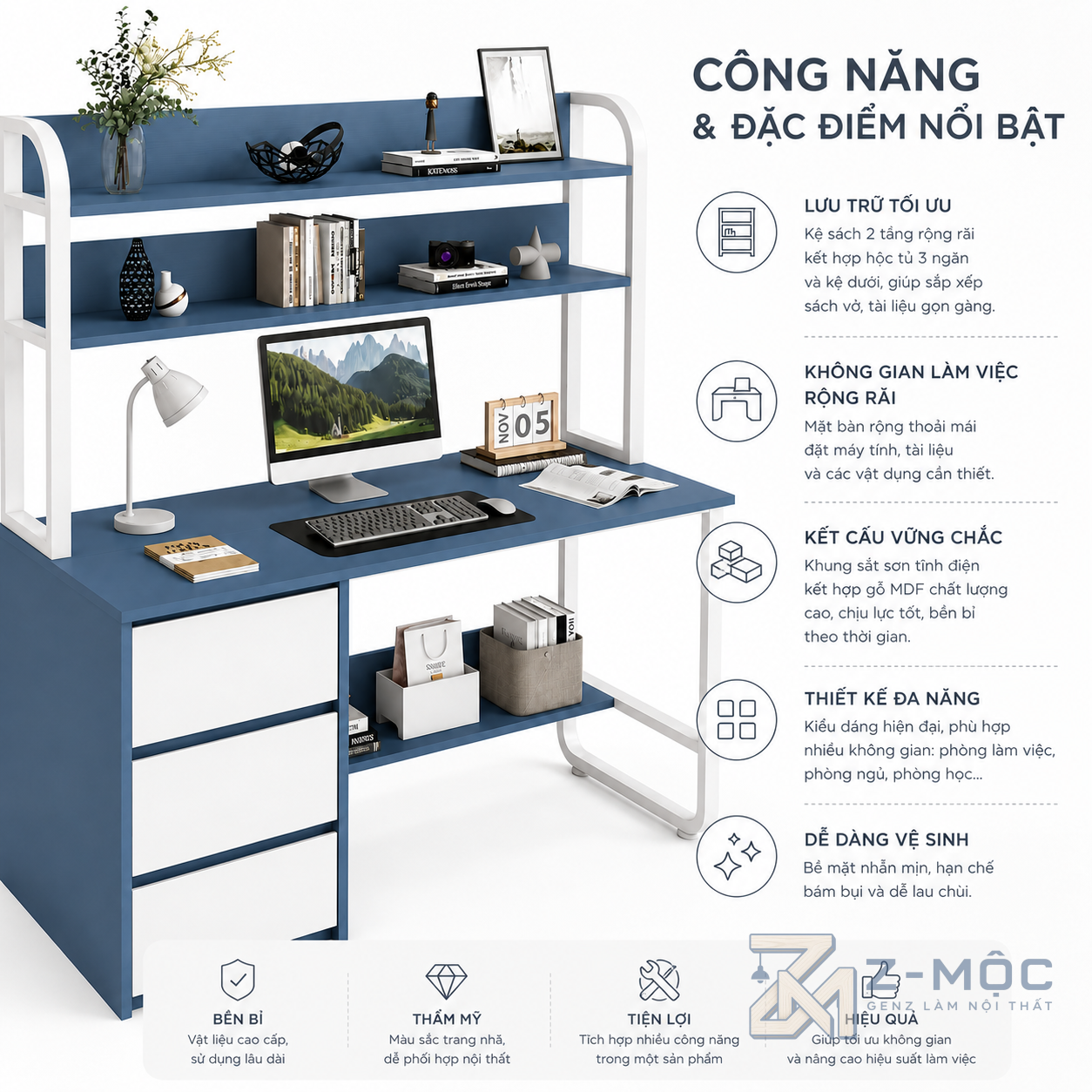 Không gian lưu trữ khoa học và tiện lợi