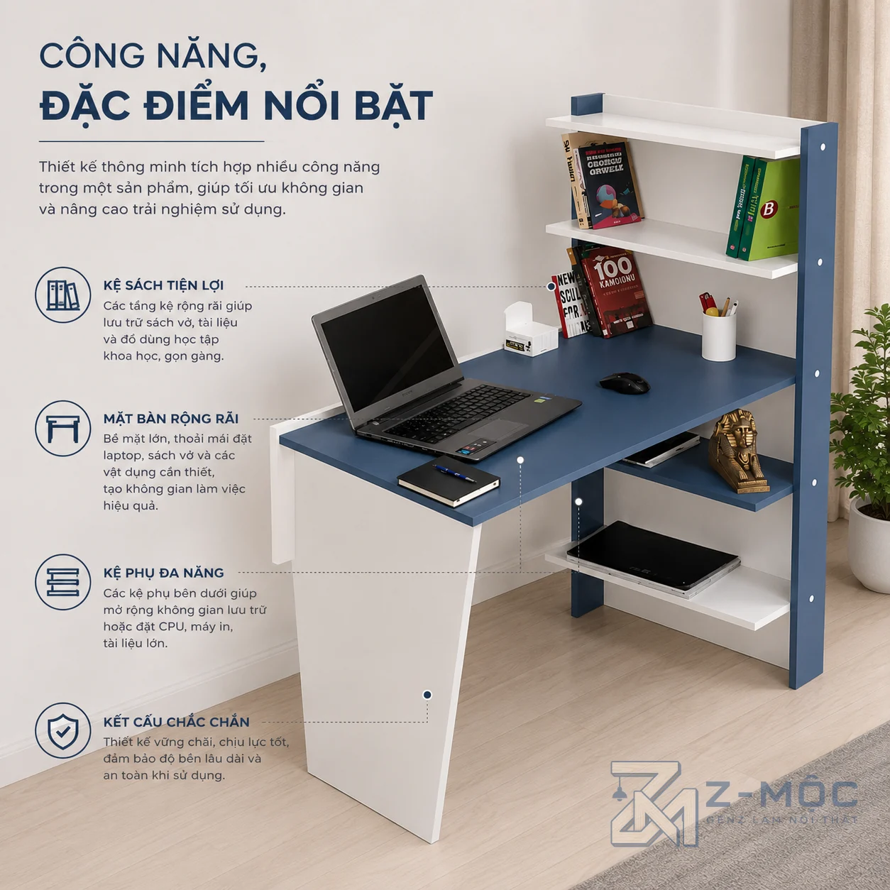 Không gian lưu trữ thuận tiện