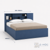 Kích thước chi tiết Giường Ngủ Có Kệ Đầu Giường Màu Xanh Tiện Ích ZM-11016