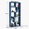 Kích thước chi tiết Kệ Sách Đứng Màu Xanh Hiện Đại Nhiều Ngăn Trang Trí ZM-71003