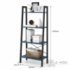 Kích thước chi tiết Kệ Trang Trí 4 Tầng Khung Sắt Mặt Gỗ Hiện Đại ZM-94011