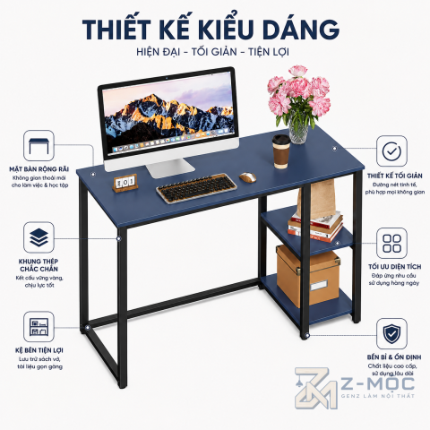Kiểu dáng gọn gàng, dễ bố trí trong nhiều không gian
