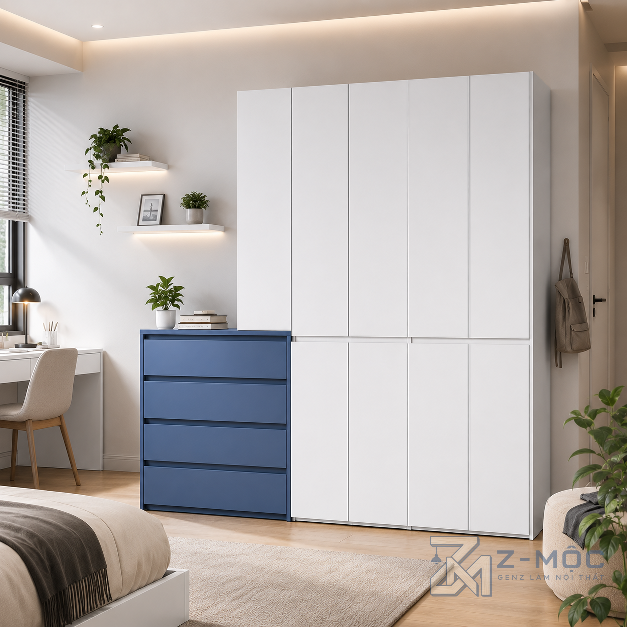 Phù hợp nhiều diện tích phòng ngủ