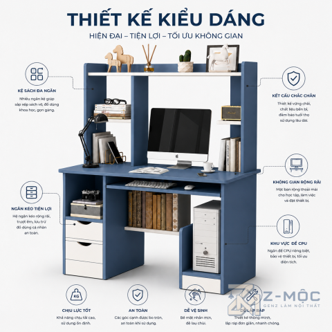 Thiết kế cân đối, màu sắc nổi bật