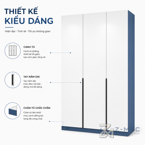 Thiết kế cánh phẳng hài hòa với nhiều không gian