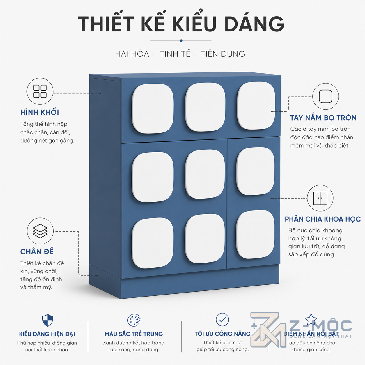 Thiết kế độc đáo tạo điểm nhấn cho không gian