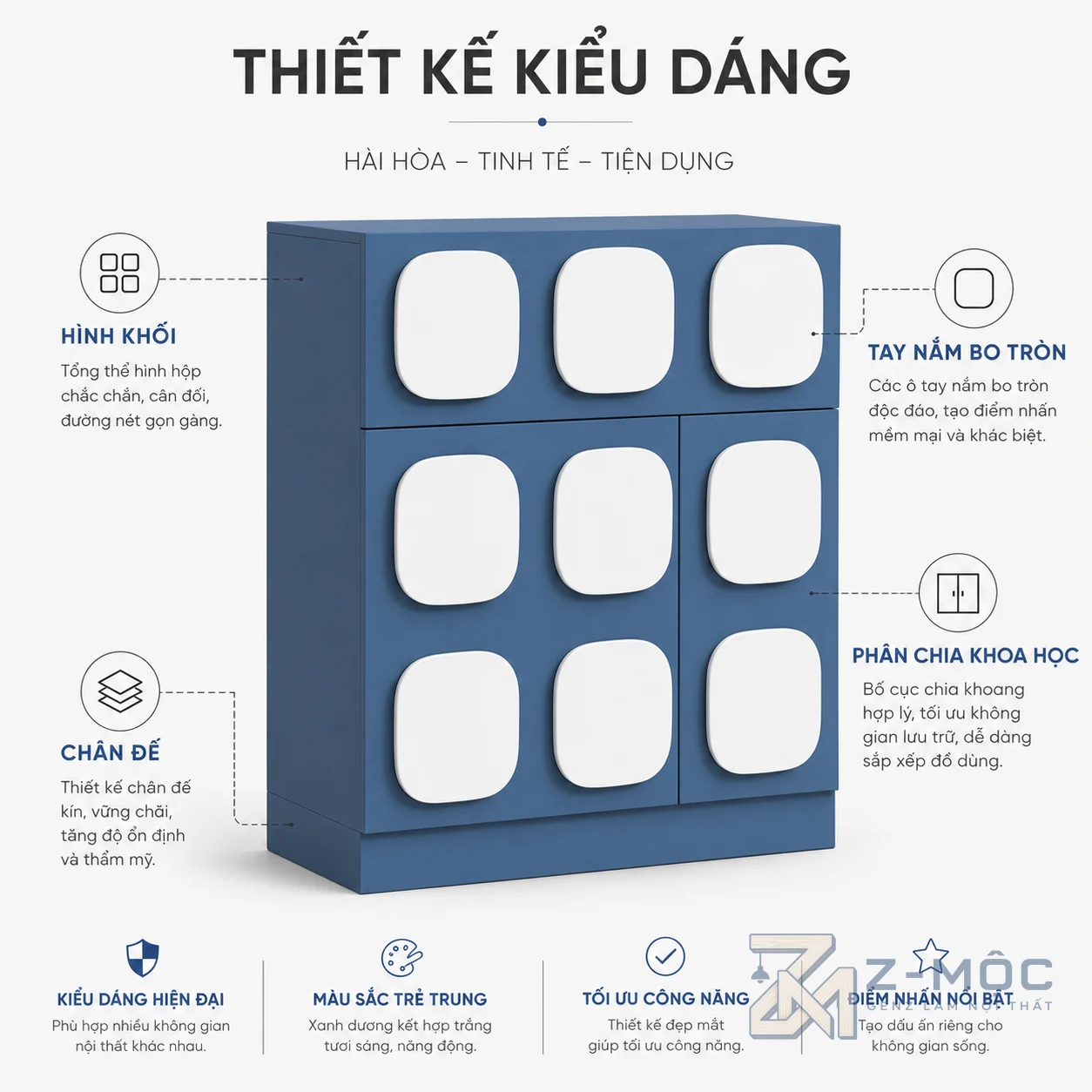 Thiết kế độc đáo tạo điểm nhấn cho không gian