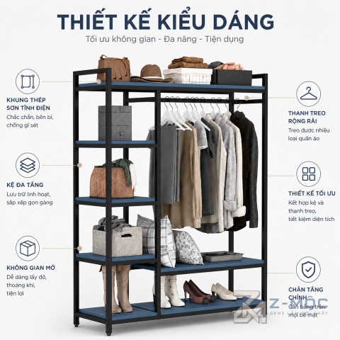 Thiết kế hiện đại phù hợp nhiều phong cách nội thất
