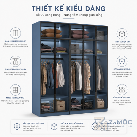 Thiết kế hiện đại, sang trọng cho phòng ngủ