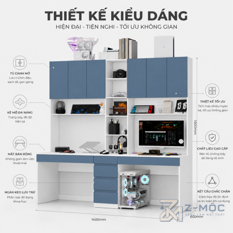 Thiết kế hiện đại tạo điểm nhấn cho không gian