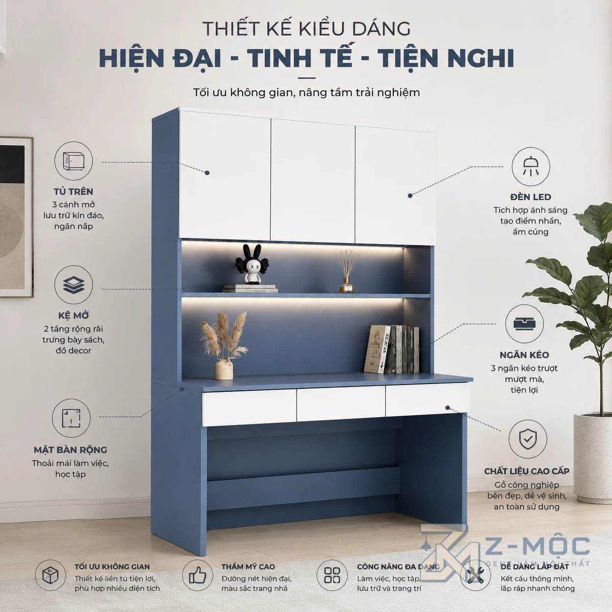 Thiết kế tối giản, hiện đại và tinh tế