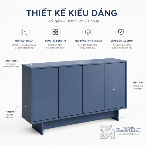 Thiết kế tối giản tạo điểm nhấn cho không gian hiện đại