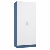 Tủ Quần Áo 2 Cánh Trắng Xanh Gọn Gàng Cho Phòng Ngủ ZM-10009 - 1000x600x2000mm - ZM-10009.2