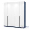 Tủ Quần Áo 4 Cánh Trắng Phối Xanh Cánh Phẳng ZM-10020 - 2000x600x2200mm - ZM-10020.2