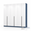 Tủ Quần Áo 4 Cánh Trắng Phối Xanh Cánh Phẳng ZM-10020 - 2400x600x2200mm - ZM-10020.3