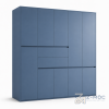 Tủ Quần Áo Nhiều Khoang Để Đồ Hiện Đại Màu Xanh Navy ZM-10007 - 2000x600x2000mm - ZM-10007.1