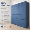 Tủ Quần Áo Nhiều Khoang Để Đồ Hiện Đại Màu Xanh Navy ZM-10007 - ảnh chi tiết 6