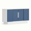 Tủ Trang Trí Cánh Lùa Màu Xanh Trắng Tiện Dụng ZM-94010 - 1600x400x800mm - ZM-94010.1