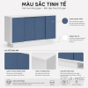 Tủ Trang Trí Cánh Lùa Màu Xanh Trắng Tiện Dụng ZM-94010 - ảnh chi tiết 4